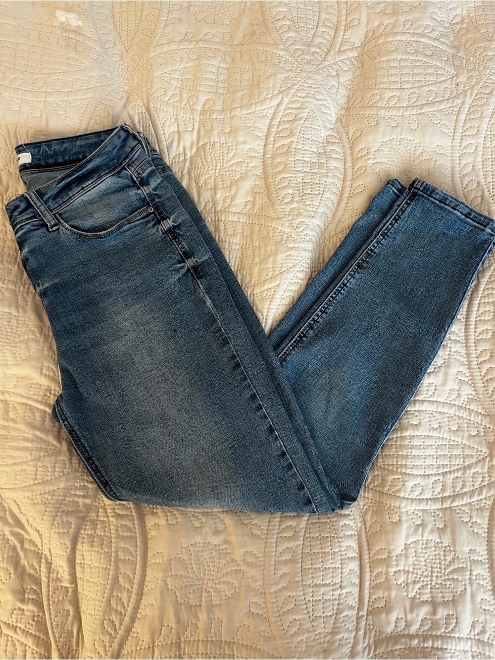 Kensie Skinny Jeans in Mid Blue Wash